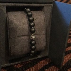 David Yurman Black Diamond beaded bracelet.